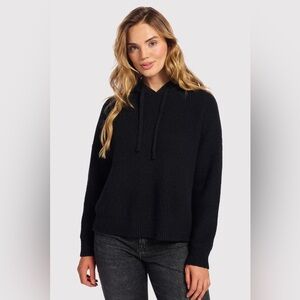 Splendid Black Pull Over Hoodie